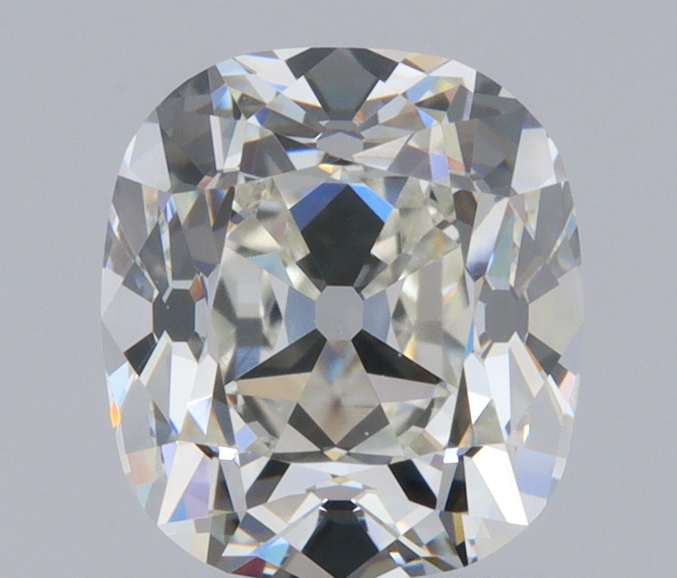 1.50ct | H/VS1 Cushion Shape Old Mine Cut Diamond (GIA) - Modern Rustic Diamond