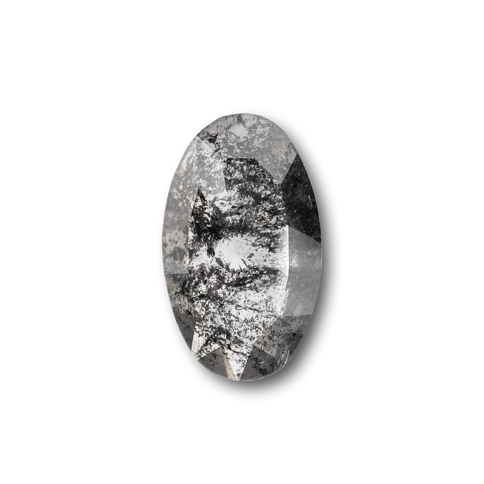 1.39ct | Rustic Oval Shape Rose Cut Diamond - Modern Rustic Diamond