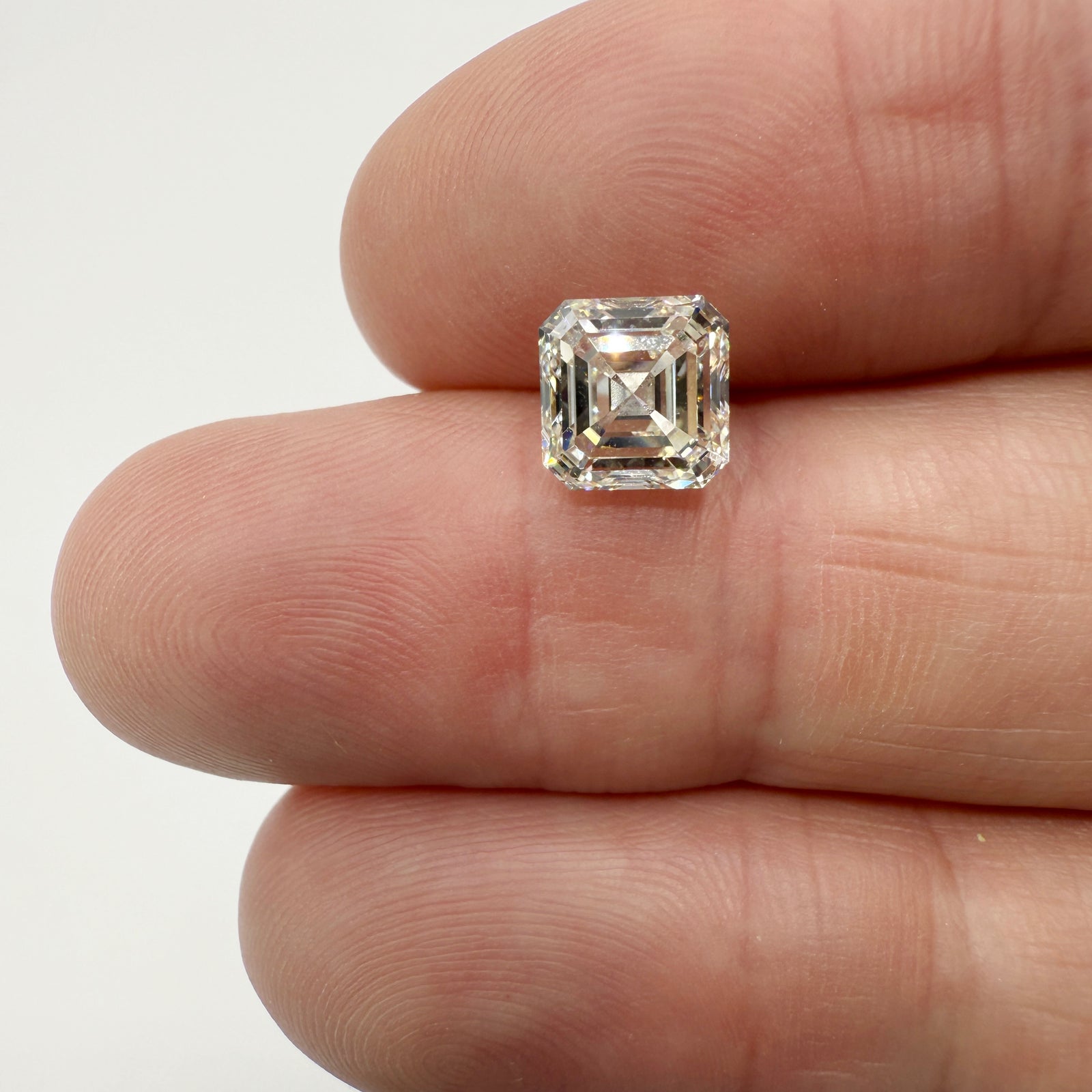 2.40ct | L/VVS1 Asscher Shape Step Cut Diamond (GIA) - Modern Rustic Diamond