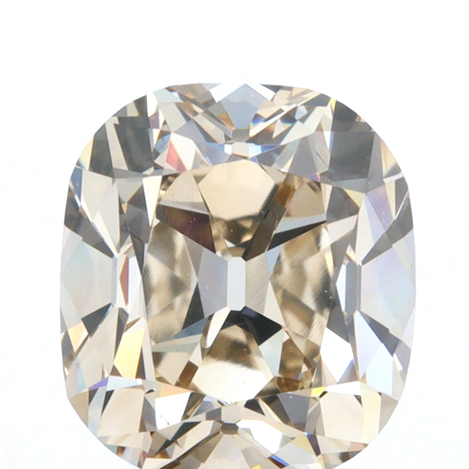 1.51ct | S-T/VS1 Cushion Shape Old Mine Cut Diamond (GIA) - Modern Rustic Diamond