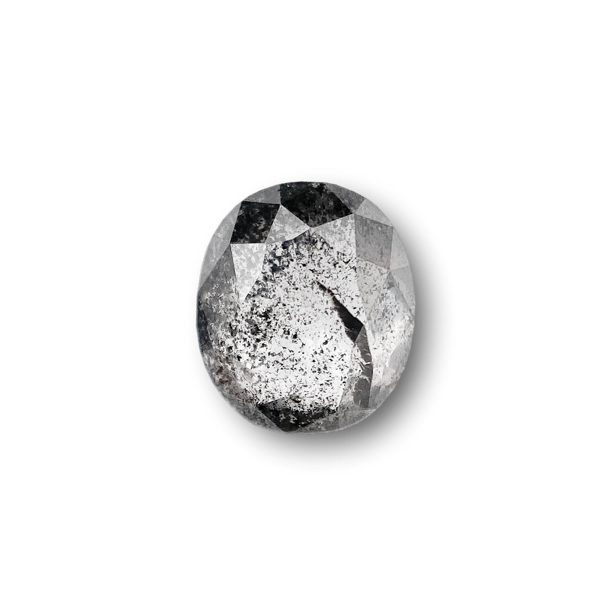 1.29ct | Rustic Oval Shape Rose Cut Diamond - Modern Rustic Diamond