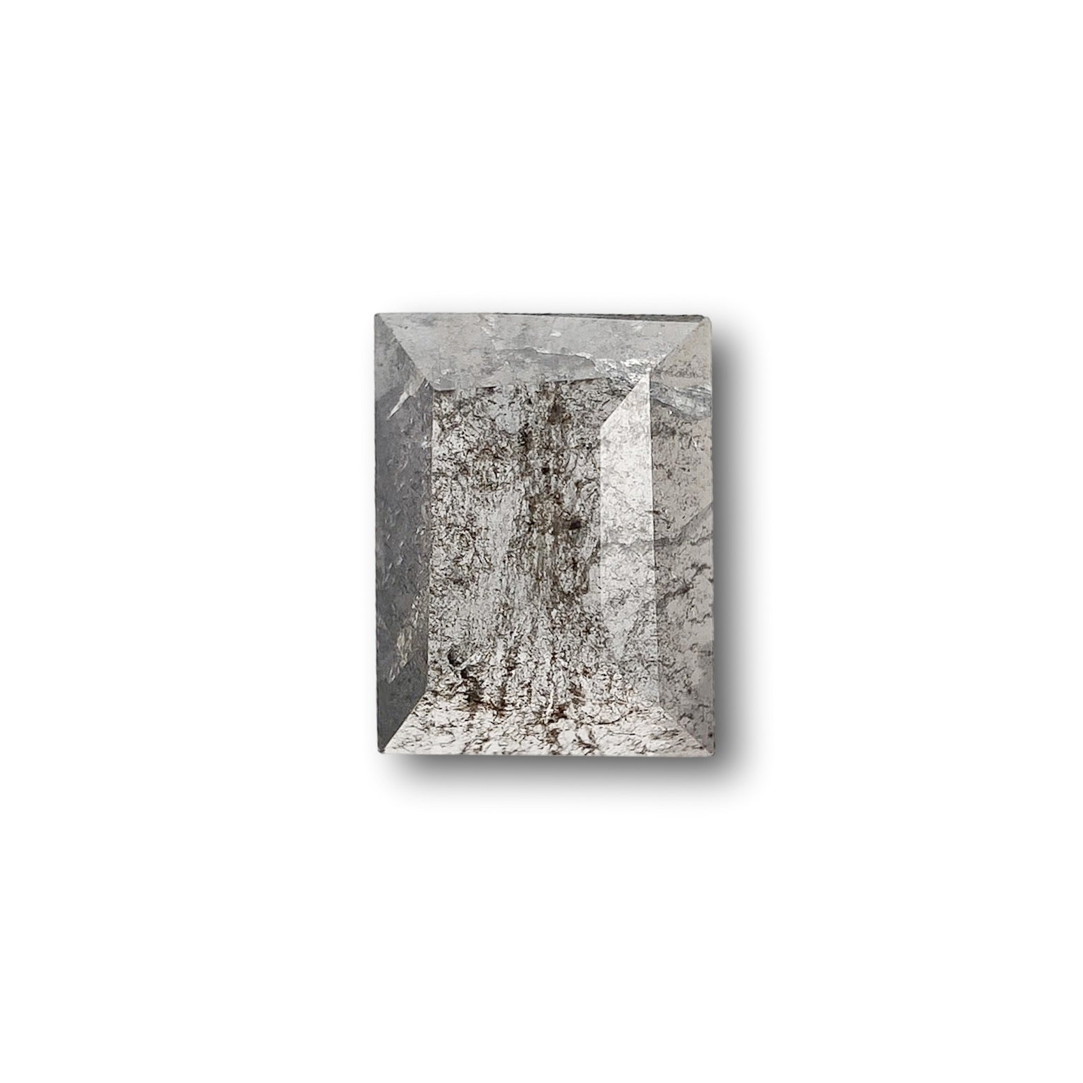 0.73ct | Rustic Baguette Shape Rose Cut Diamond - Modern Rustic Diamond