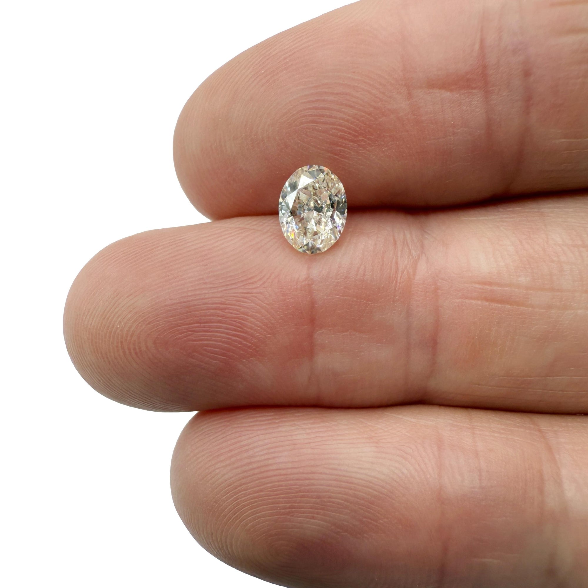 1.70ct | K/VS2 Oval Shape Brilliant Cut Diamond (GIA) - Modern Rustic Diamond