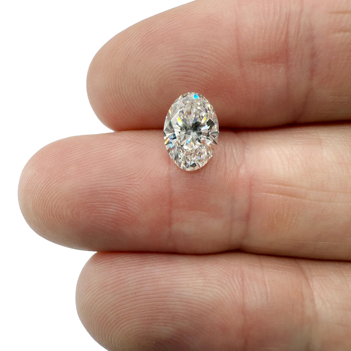 1.01ct | N/SI1 Oval Shape Brilliant Cut Diamond (GIA) - Modern Rustic Diamond