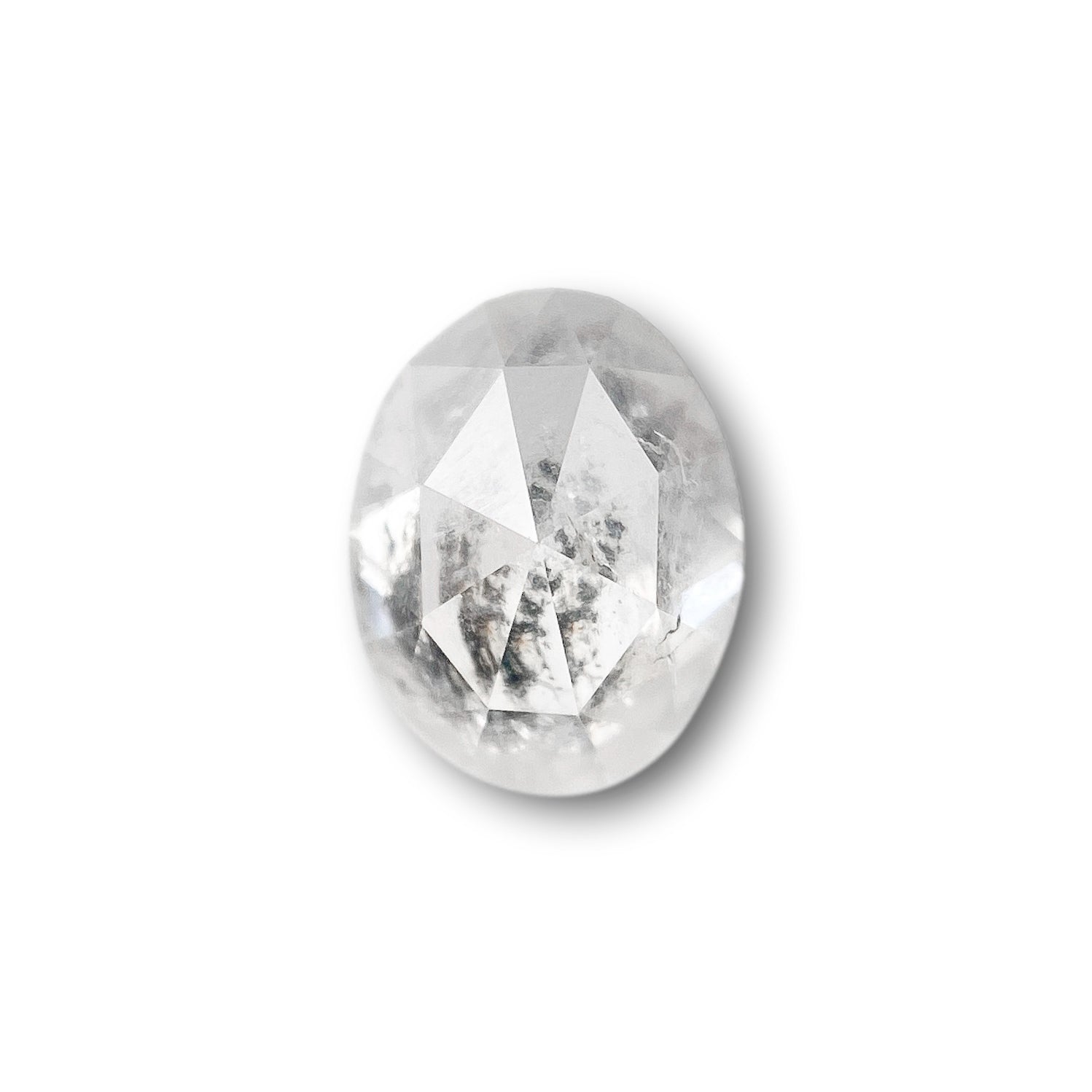 1.05ct | Rustic Oval Shape Rose Cut Diamond - Modern Rustic Diamond