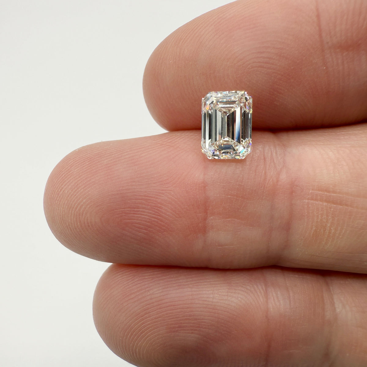 1.81ct | L/VVS2 Emerald Shape Brilliant Cut Diamond (GIA) - Modern Rustic Diamond