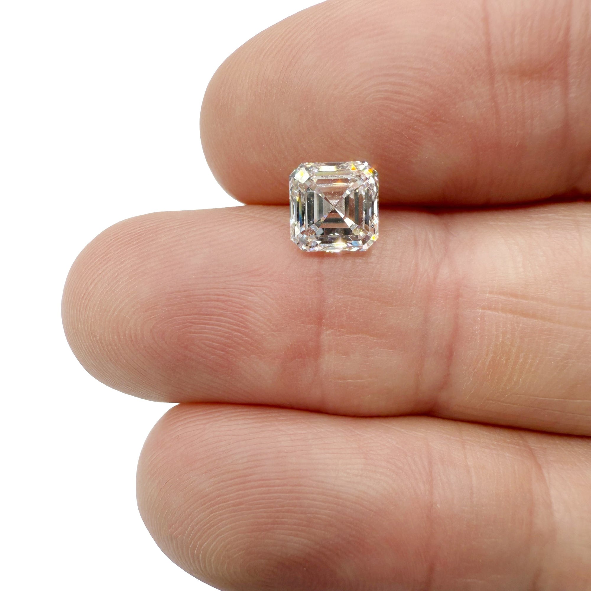 1.71ct | F/VS1 Asscher Shape Step Cut Diamond (GIA) - Modern Rustic Diamond