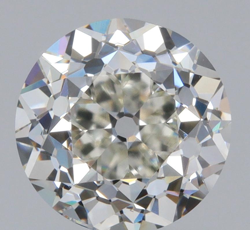 1.51ct | J/VVS2 Round Shape Old European Cut Diamond (GIA) - Modern Rustic Diamond