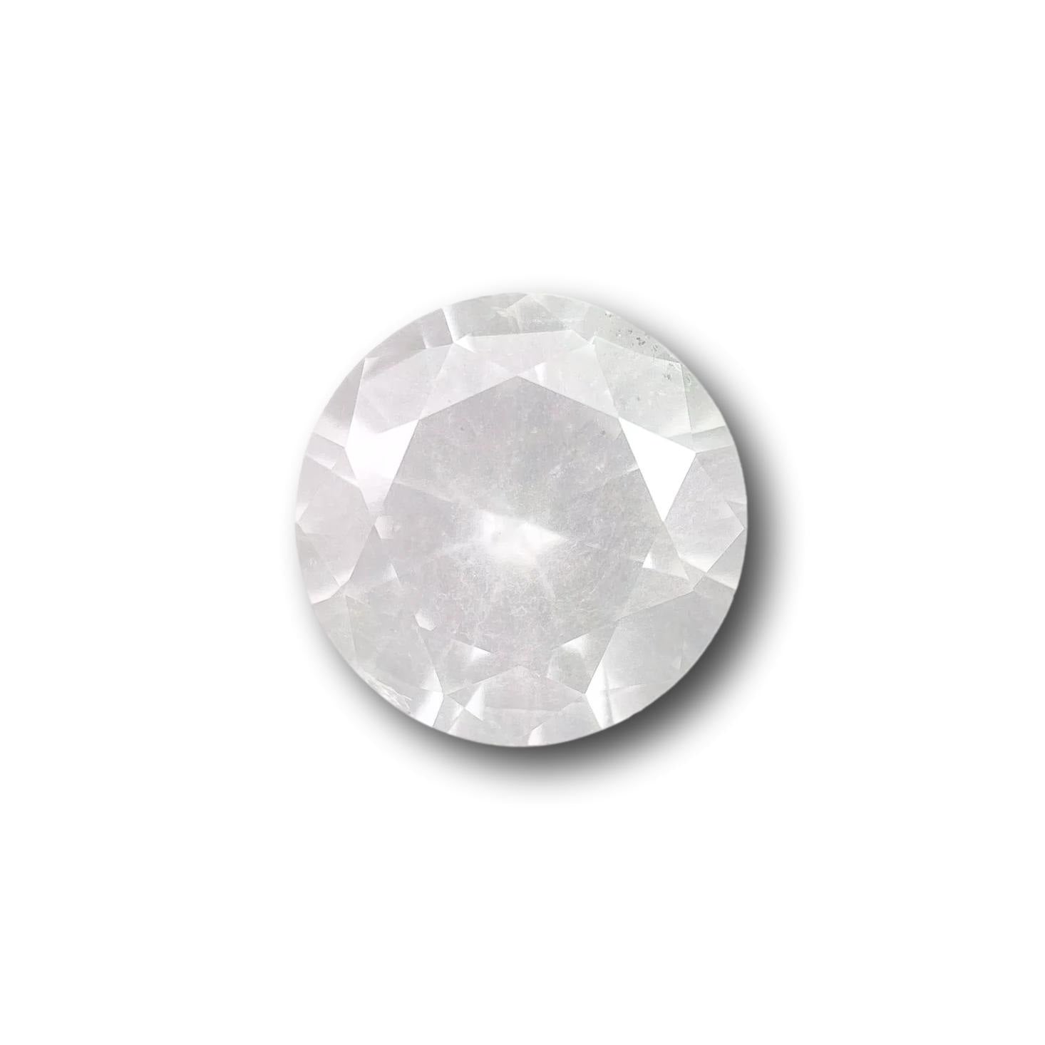 1.51ct | Salt & Pepper Round Shape Brilliant Cut Diamond - Modern Rustic Diamond