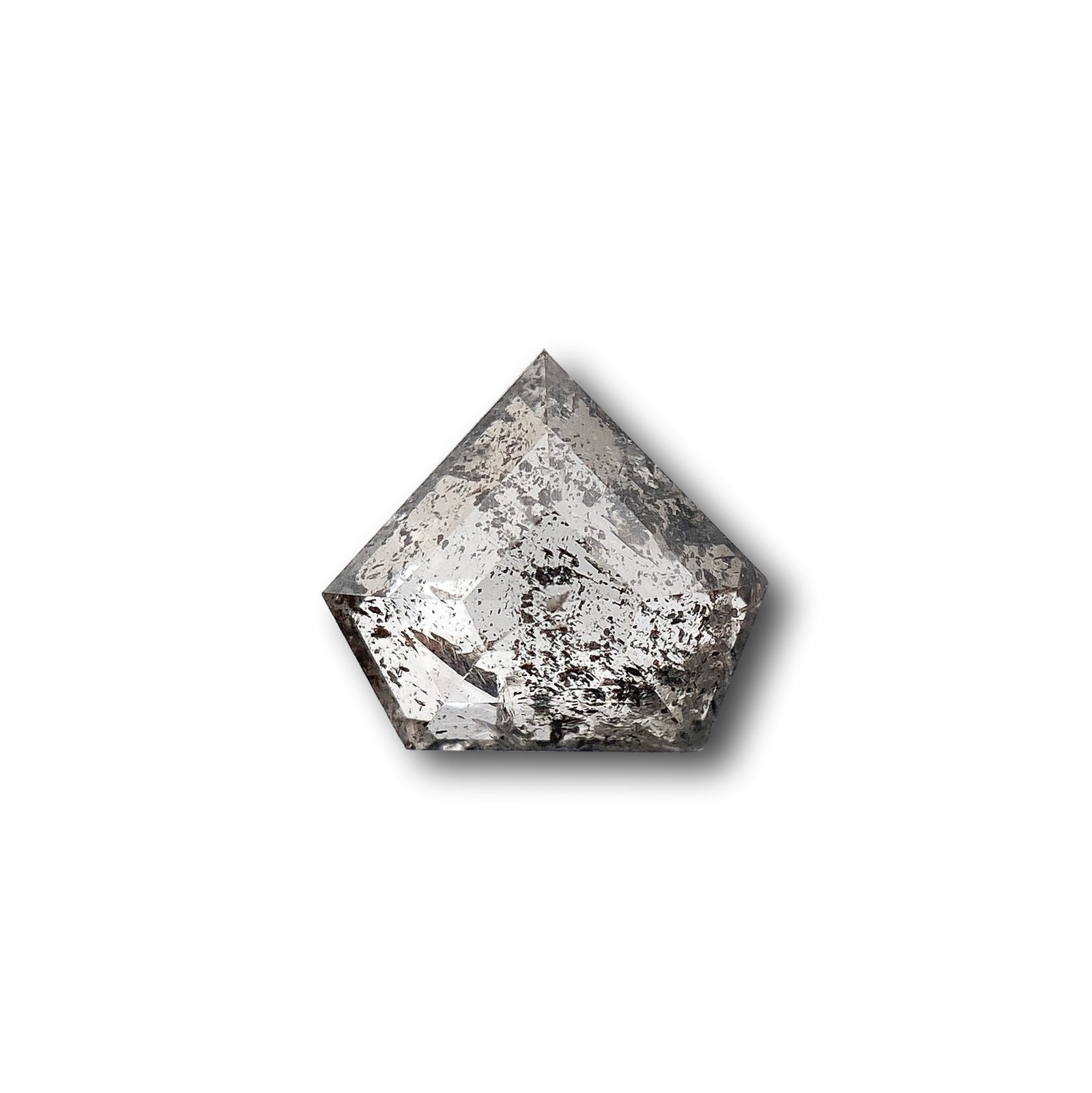 0.86ct | Rustic  Shield Shape Step Cut Diamond - Modern Rustic Diamond