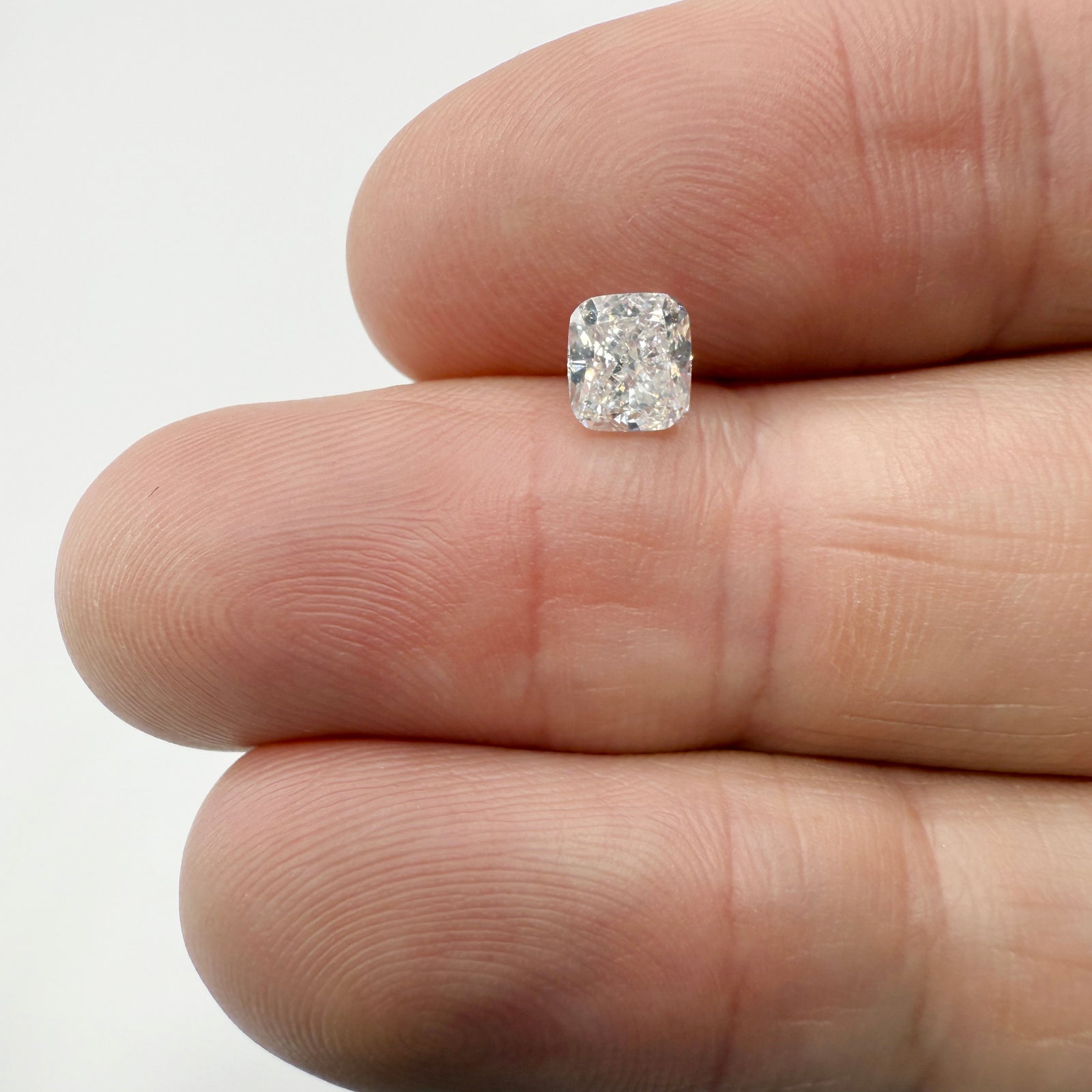 0.91ct | I/SI1 Cushion Shape Brilliant Cut Diamond (GIA) - Modern Rustic Diamond