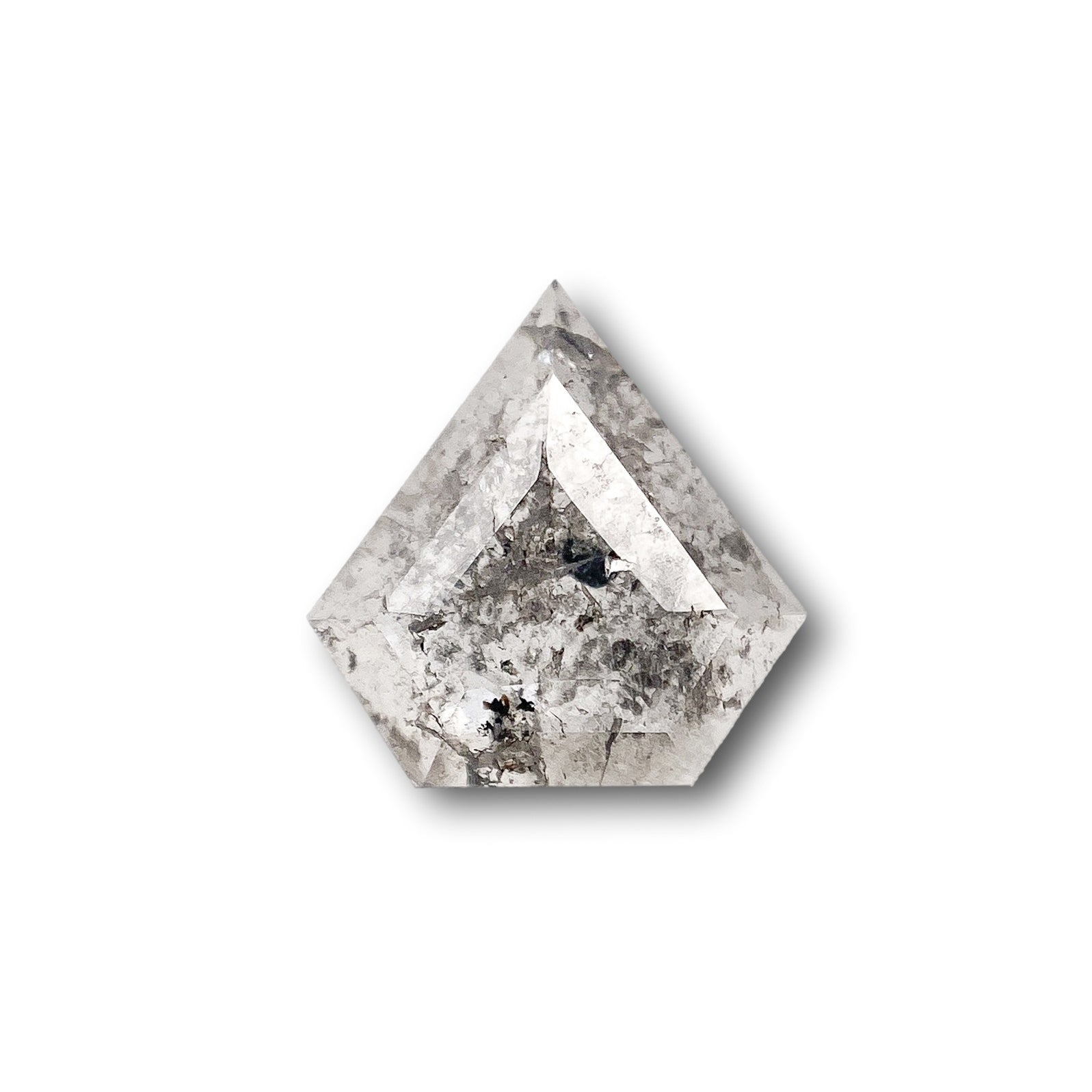0.66ct | Rustic  Shield Shape Rose Cut Diamond - Modern Rustic Diamond
