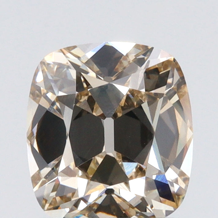 1.56ct | Q-R/VS1 Cushion Shape Old Mine Cut Diamond (GIA) - Modern Rustic Diamond