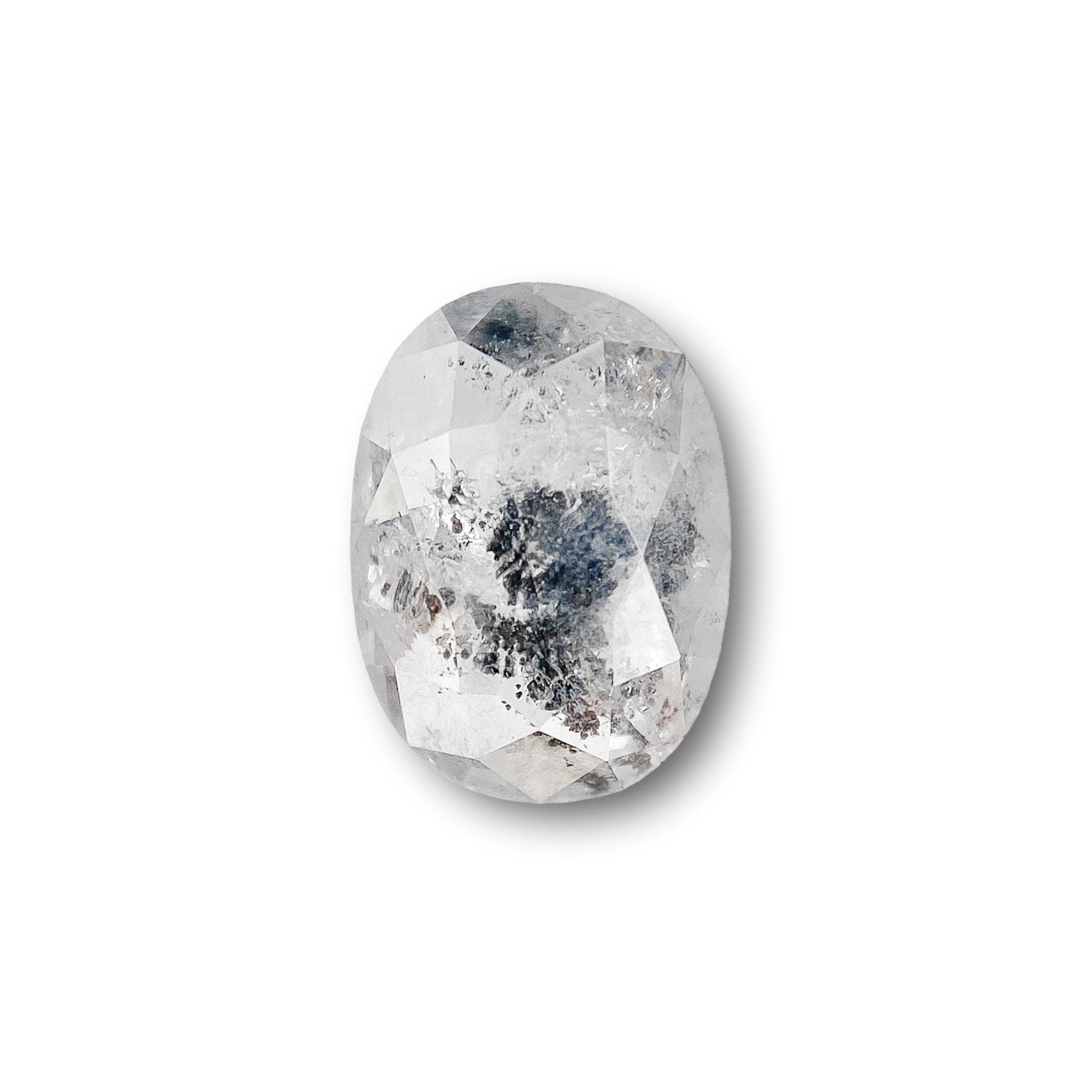 1.06ct | Rustic  Oval Shape Rose Cut Diamond - Modern Rustic Diamond