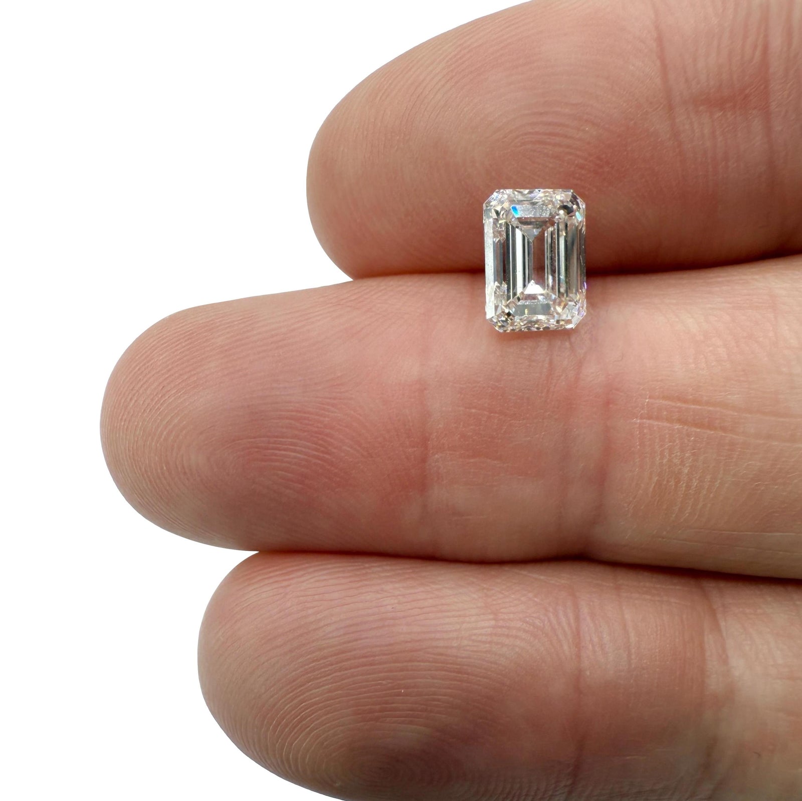 1.80ct | G/VS1 Emerald Shape Brilliant Cut Diamond (EGL USA) - Modern Rustic Diamond