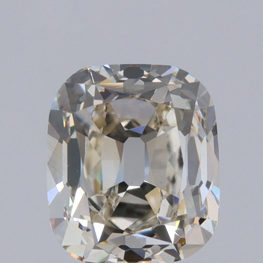 1.01ct | Champagne VVS Cushion Shape Old Mine Cut Diamond - Modern Rustic Diamond