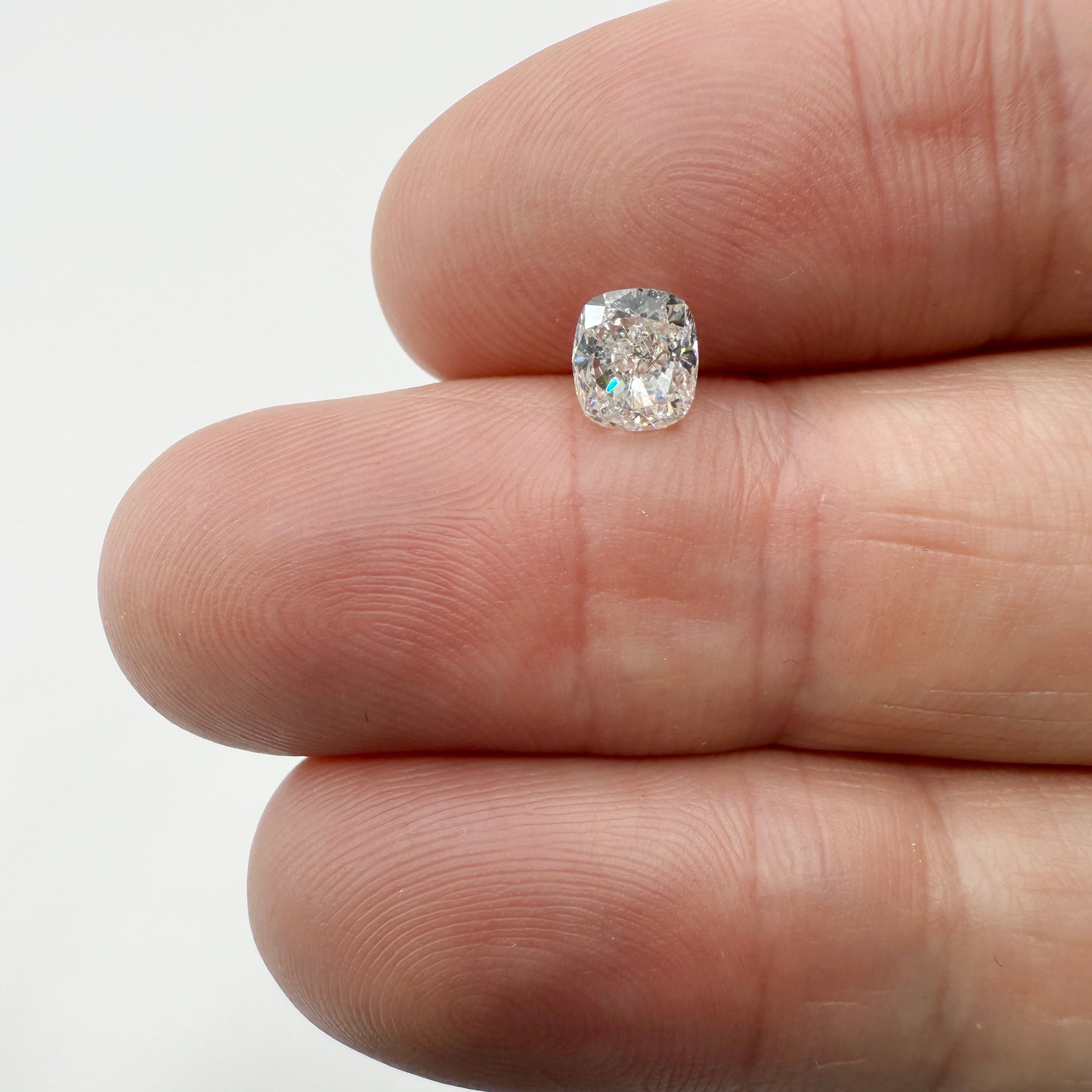 1.00ct | H/SI1 Cushion Shape Brilliant Cut Diamond (GIA) - Modern Rustic Diamond