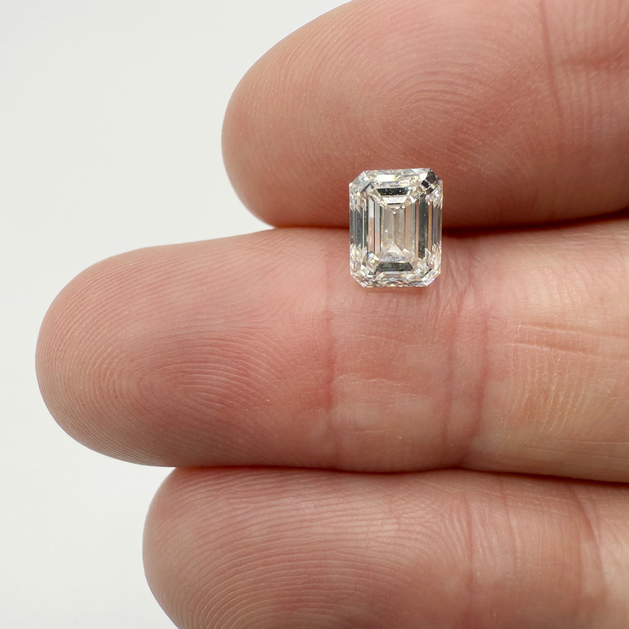 1.70ct | K/VS2 Emerald Shape Brilliant Cut Diamond (GIA) - Modern Rustic Diamond