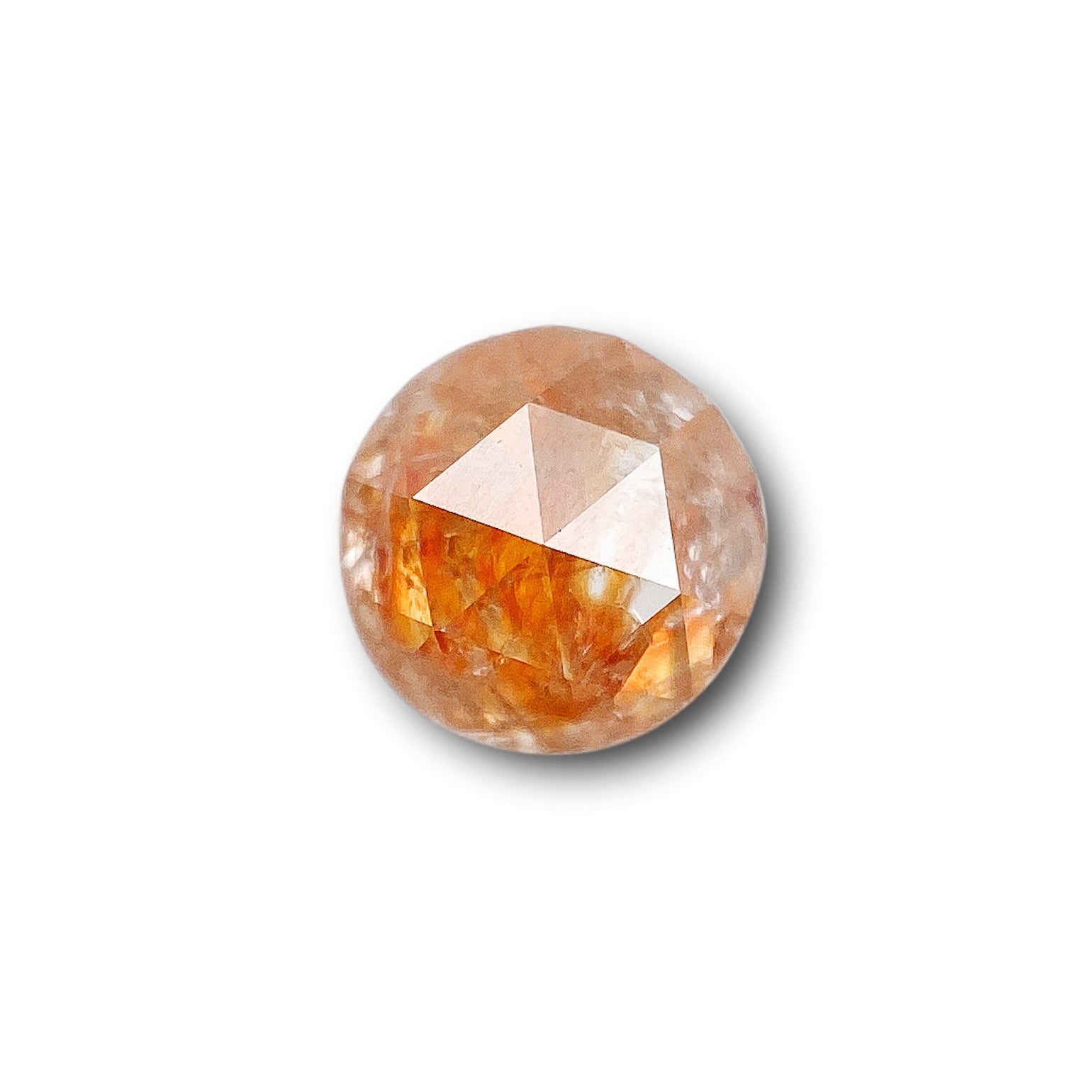 0.62ct | Rustic Round Shape Rose Cut Diamond - Modern Rustic Diamond