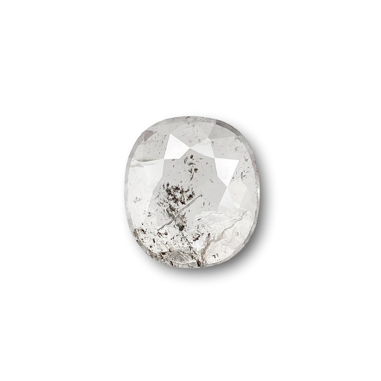 0.72ct | Rustic Cushion Shape Rose Cut Diamond - Modern Rustic Diamond