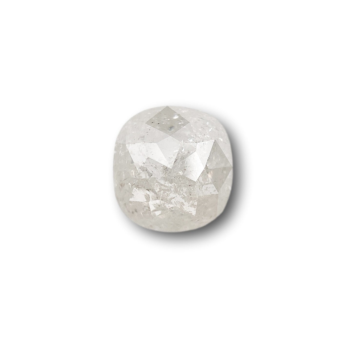 0.85ct | Rustic  Cushion Shape Rose Cut Diamond - Modern Rustic Diamond