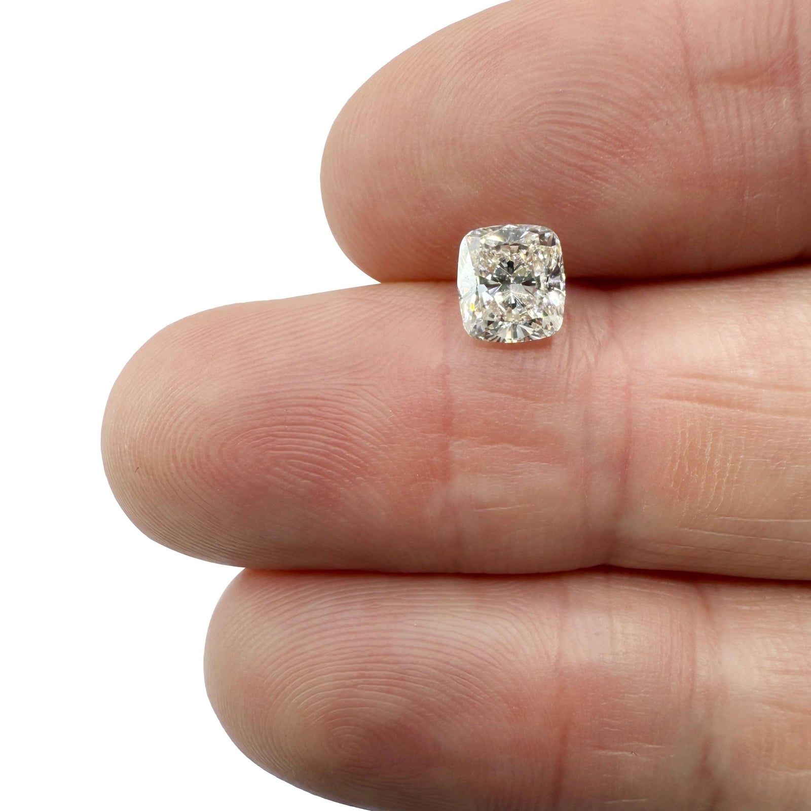 1.30ct | K/I1 Cushion Shape Brilliant Cut Diamond (GIA) - Modern Rustic Diamond