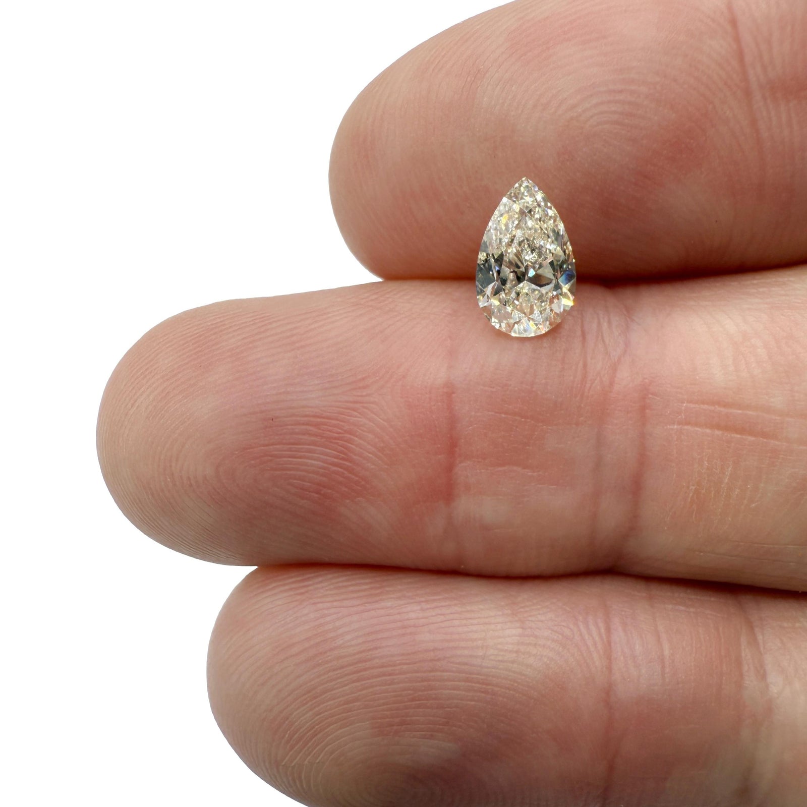 1.01ct | M/VVS1 Pear Shape Brilliant Cut Diamond (GIA) - Modern Rustic Diamond