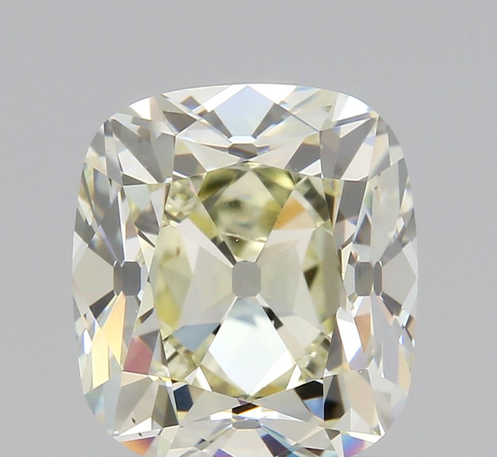 2.03ct | S-T/SI1 Cushion Shape Vintage Old Mine Cut Diamond (GIA) - Modern Rustic Diamond