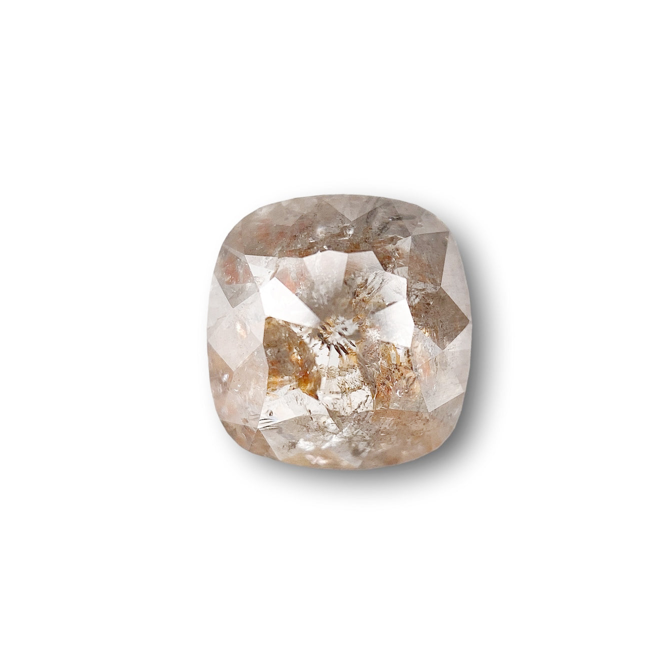 1.30ct | Rustic  Cushion Shape Rose Cut Diamond - Modern Rustic Diamond