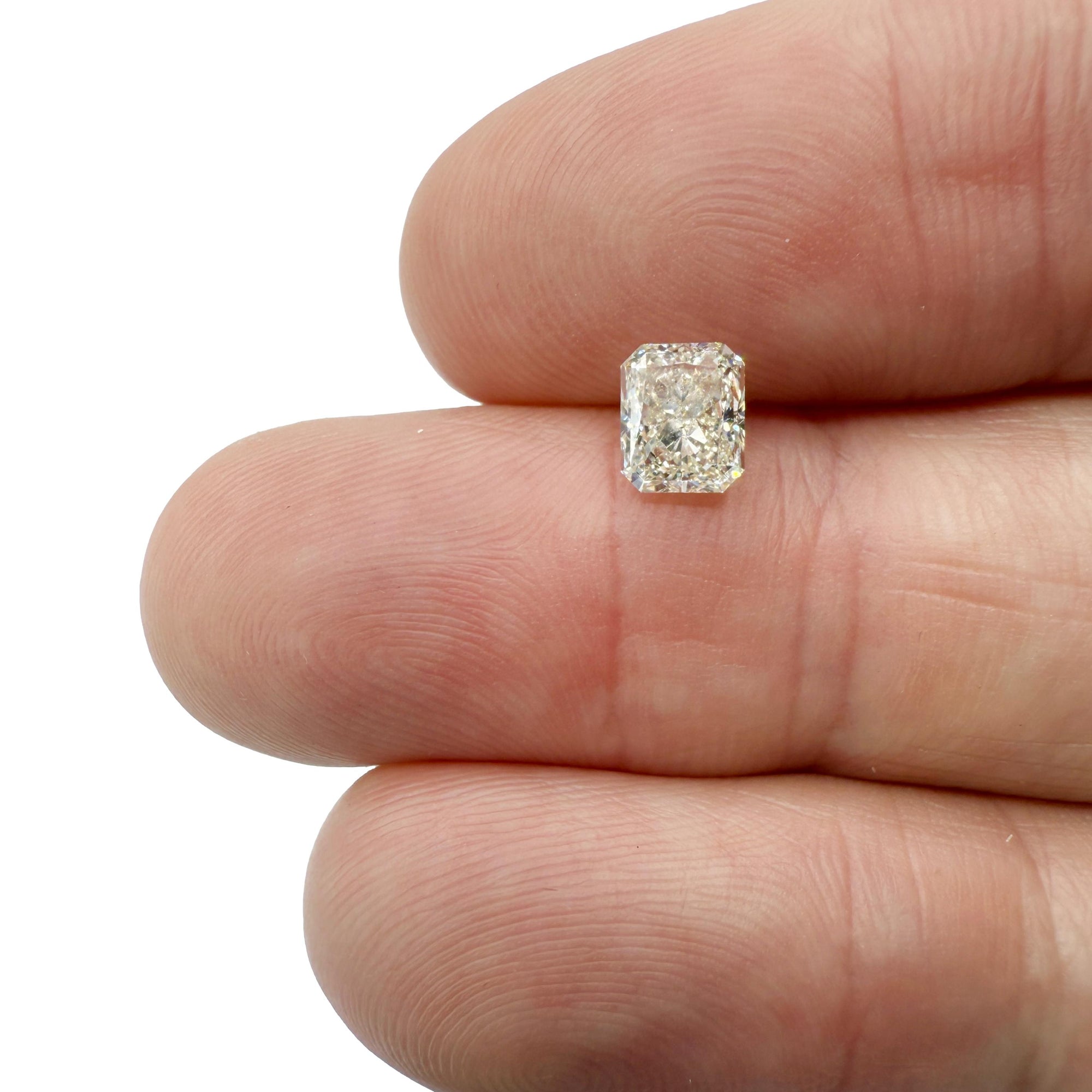1.01ct | L/SI1 Radiant Shape Brilliant Cut Diamond (GIA) - Modern Rustic Diamond