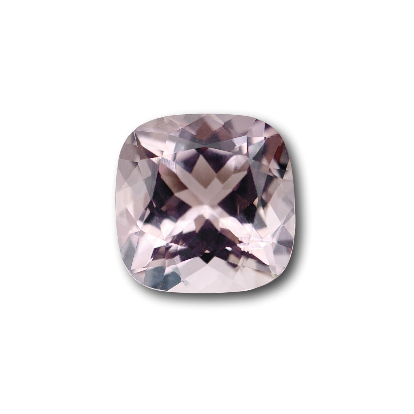 3.02ct |  Cushion Shape  Morganite - Modern Rustic Diamond