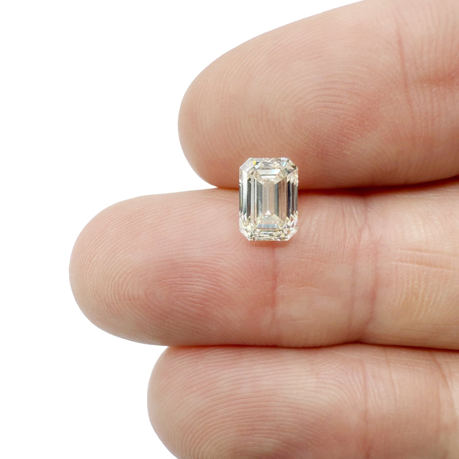 1.64ct | M/VS1 Emerald Shape Brilliant Cut Diamond (GIA) - Modern Rustic Diamond