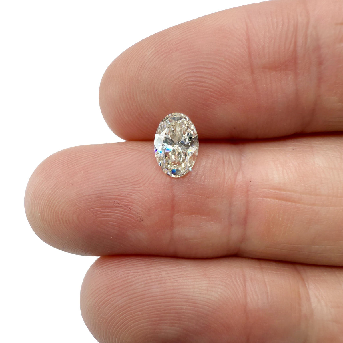 0.90ct | K/SI2 Oval Shape Brilliant Cut Diamond (GIA) - Modern Rustic Diamond