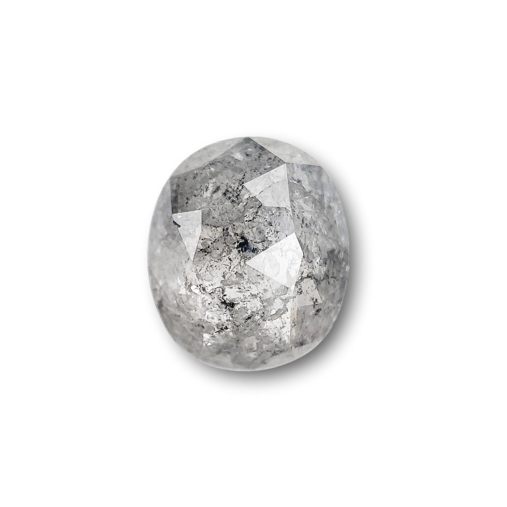 1.23ct | Rustic  Oval Shape Rose Cut Diamond - Modern Rustic Diamond