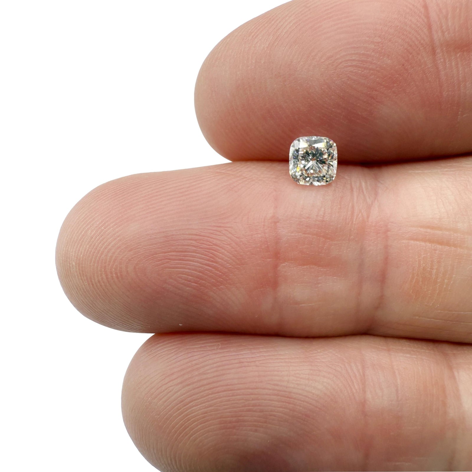 0.41ct | G/VVS2 Cushion Shape Brilliant Cut Diamond (GIA) - Modern Rustic Diamond