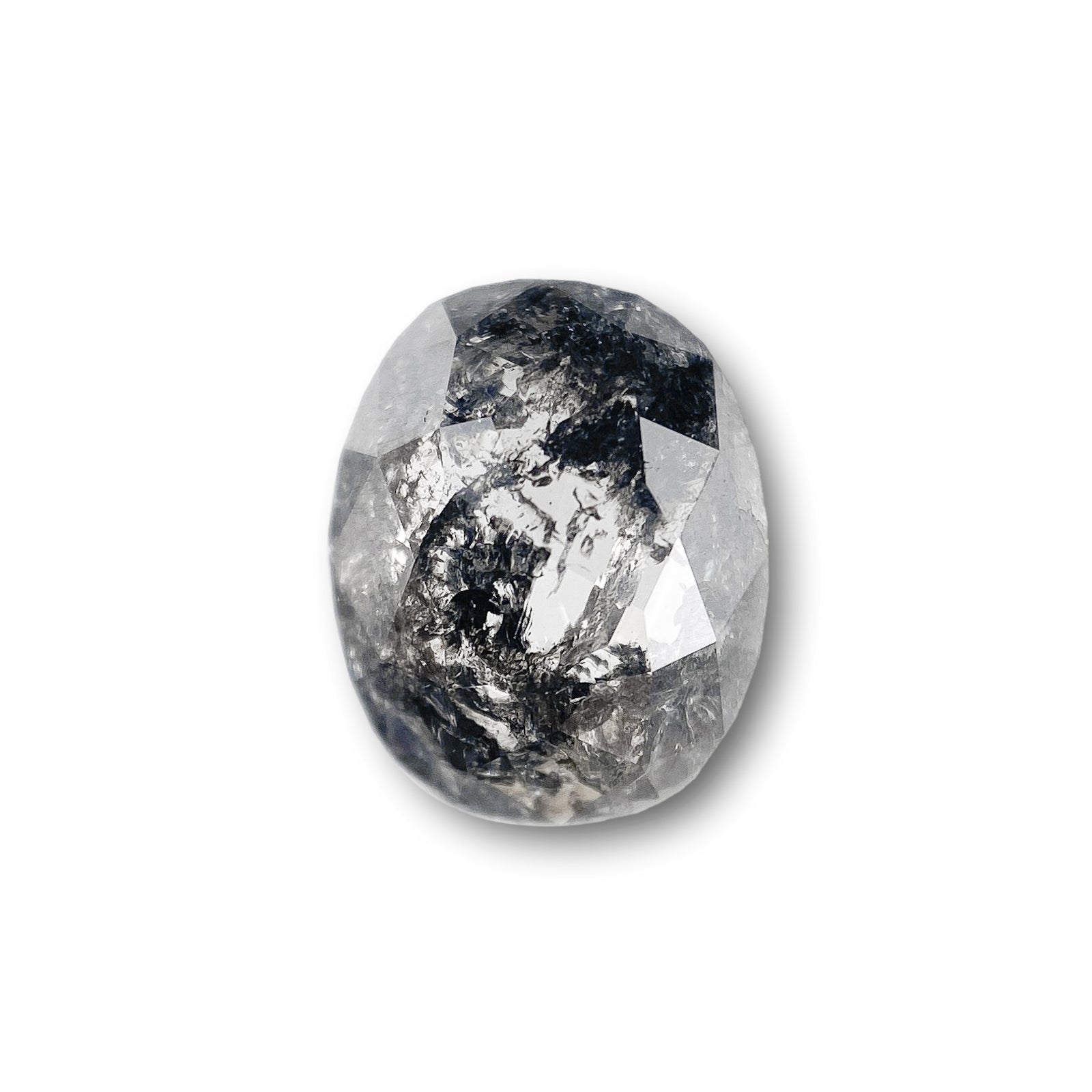 1.46ct | Rustic Oval Shape Rose Cut Diamond - Modern Rustic Diamond