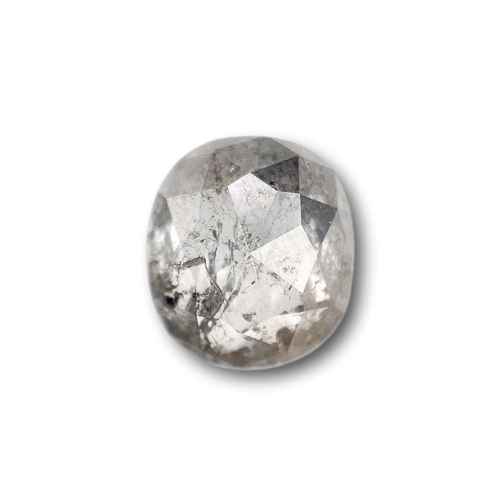 1.08ct | Rustic Oval Shape Rose Cut Diamond - Modern Rustic Diamond