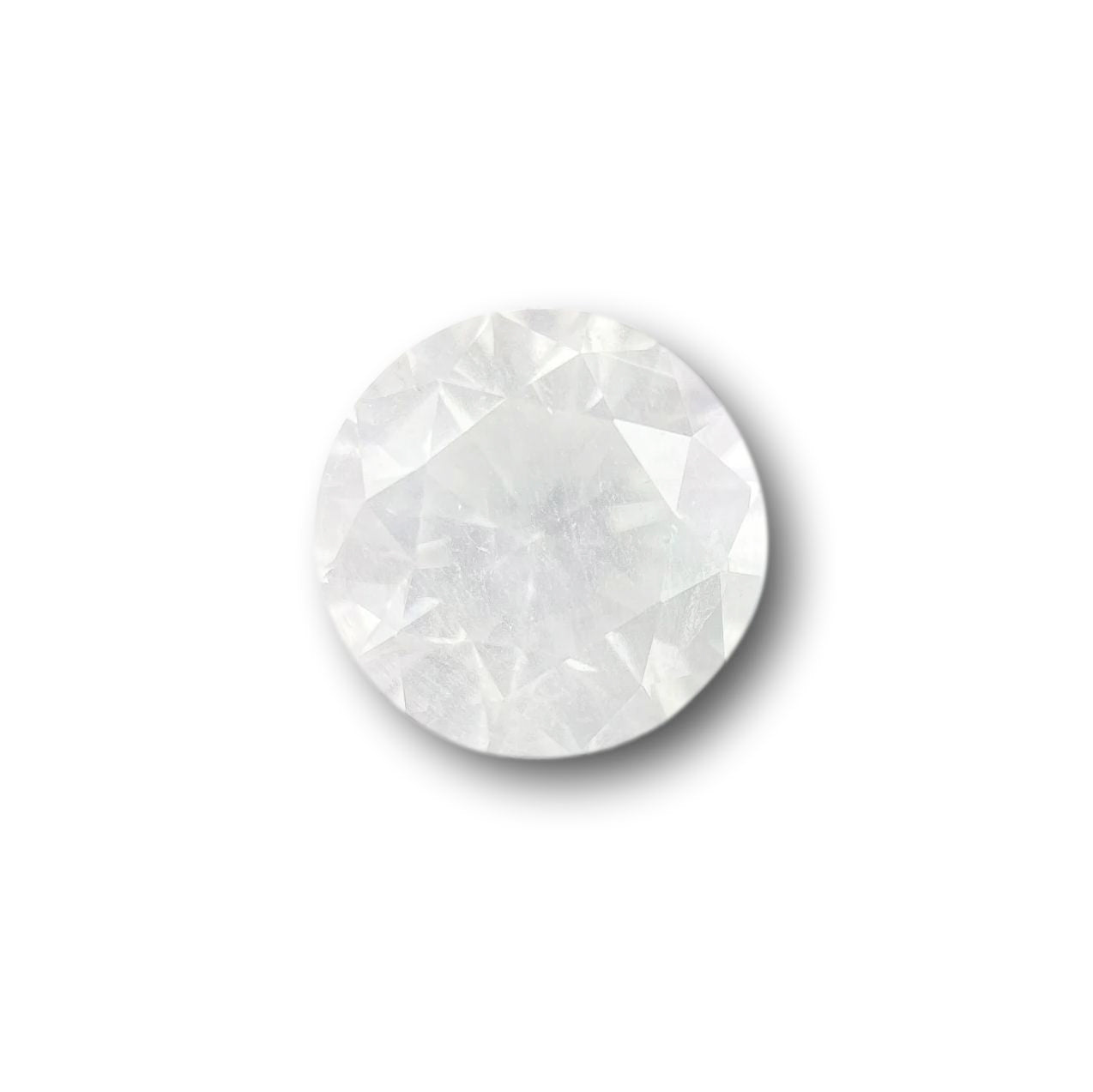 0.68ct | Salt & Pepper Round Shape Brilliant Cut Diamond - Modern Rustic Diamond