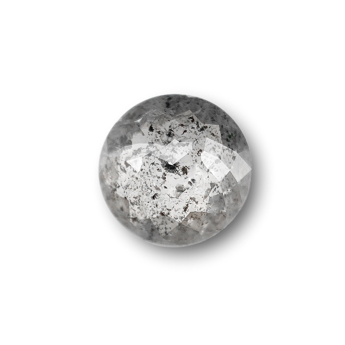 0.93ct | Rustic Round Shape Rose Cut Diamond - Modern Rustic Diamond