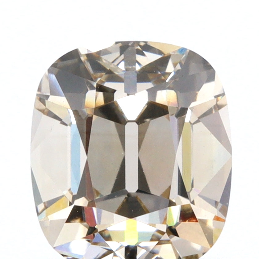 1.26ct | Q-R/VS2 Cushion Shape Old Mine Cut Diamond (GIA) - Modern Rustic Diamond