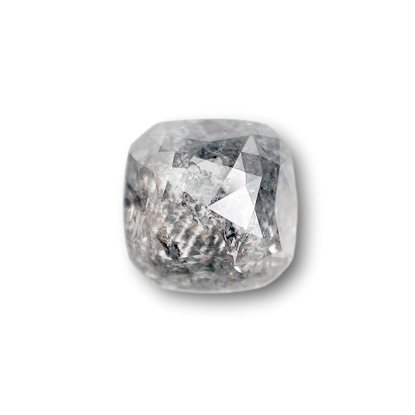 1.08ct | Rustic Cushion Shape Rose Cut Diamond - Modern Rustic Diamond
