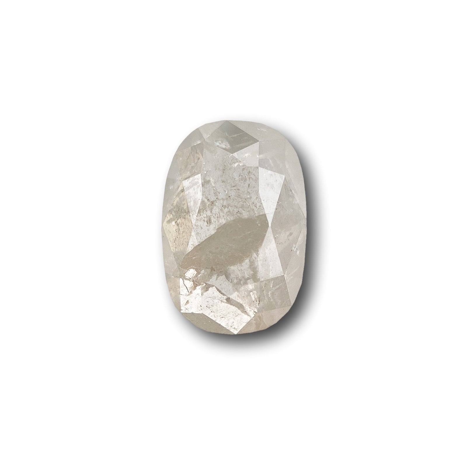 1.04ct | Rustic  Oval Shape Rose Cut Diamond - Modern Rustic Diamond