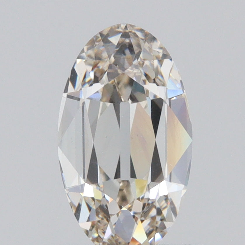 1.09ct | K/VS2 Oval Shape Old Mine Cut Diamond (IGI) - Modern Rustic Diamond