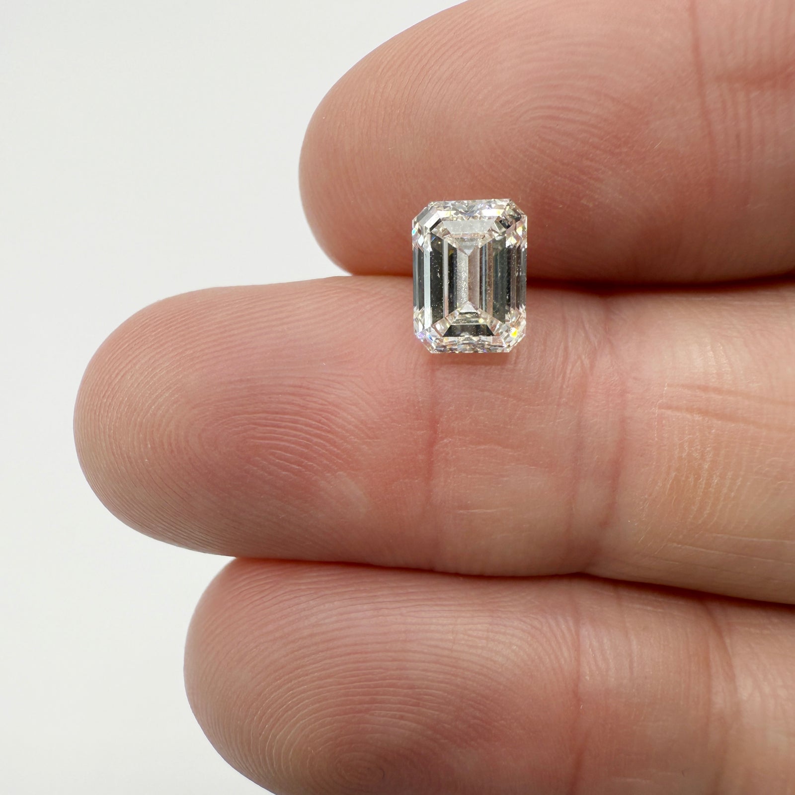 1.90ct | I/VS2 Emerald Shape Brilliant Cut Diamond (GIA) - Modern Rustic Diamond