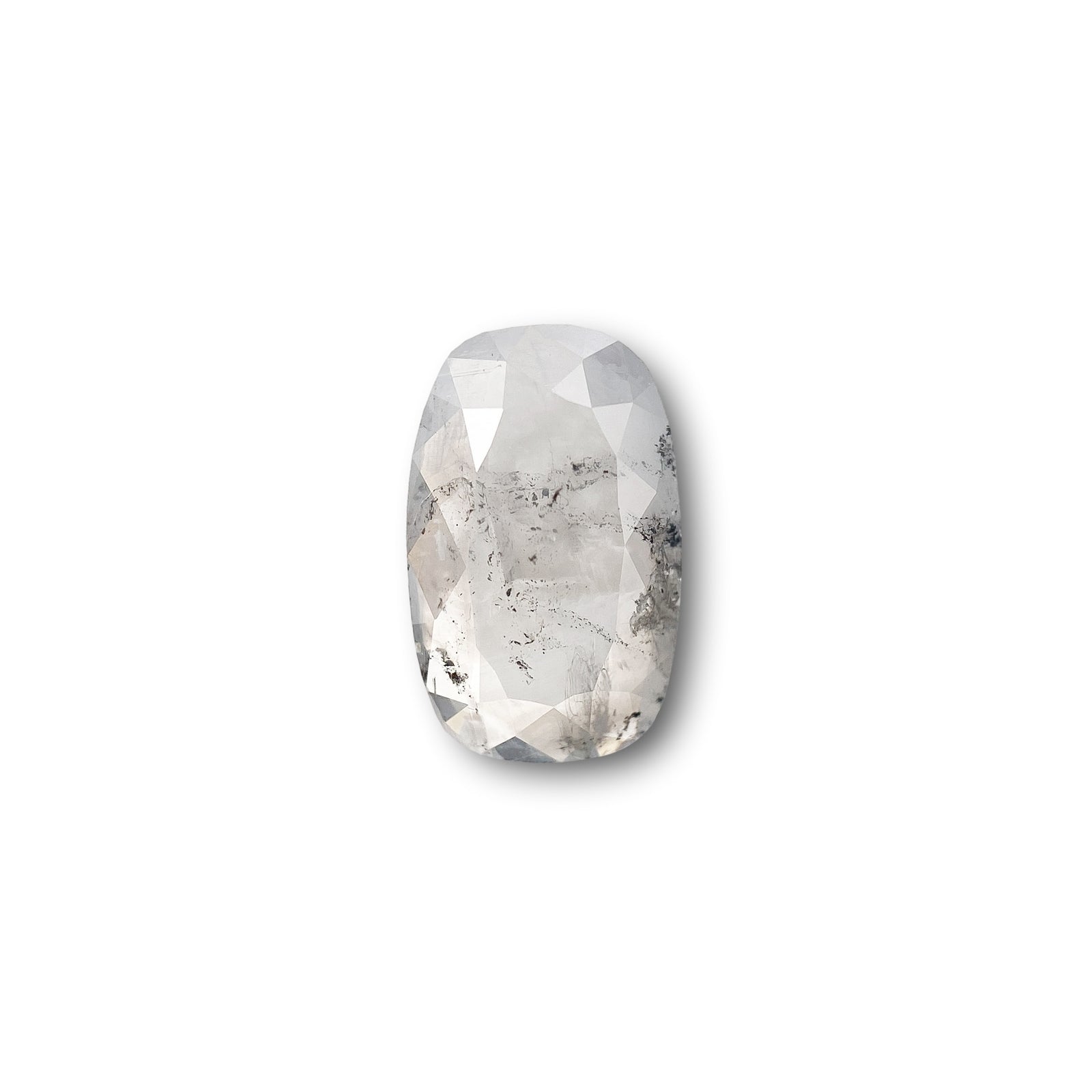 0.70ct | Rustic  Cushion Shape Rose Cut Diamond - Modern Rustic Diamond