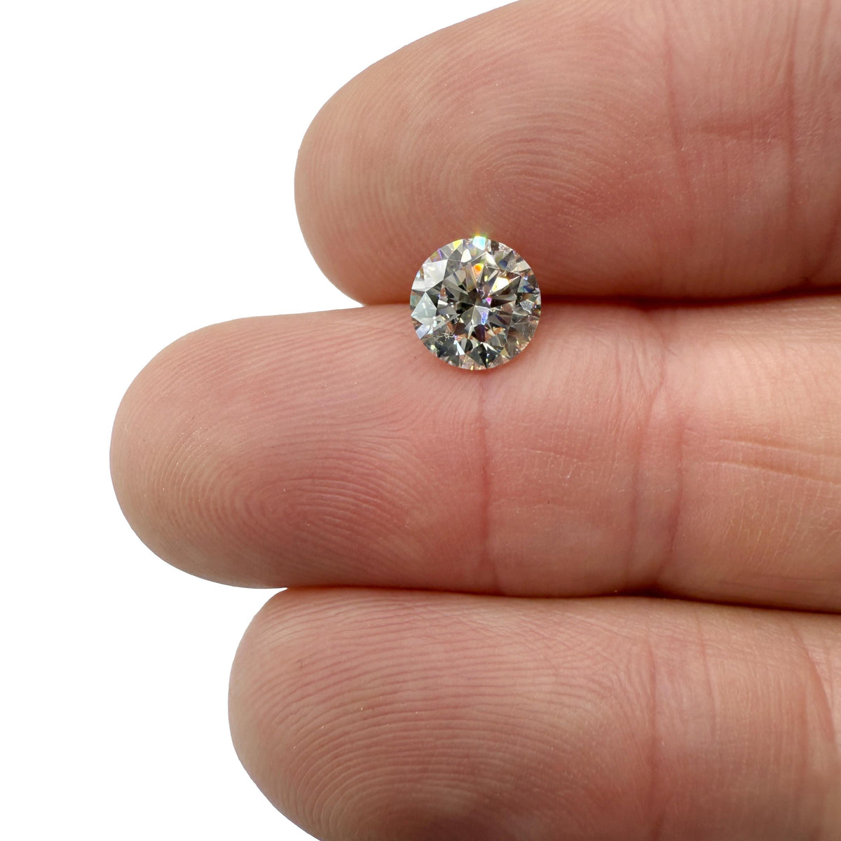 1.20ct | L/VS1 Round Shape Brilliant Cut Diamond (GIA) - Modern Rustic Diamond