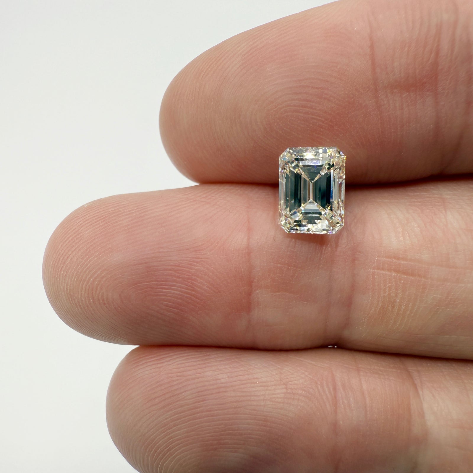 1.81ct | H/VS1 Emerald Shape Brilliant Cut Diamond (GIA) - Modern Rustic Diamond