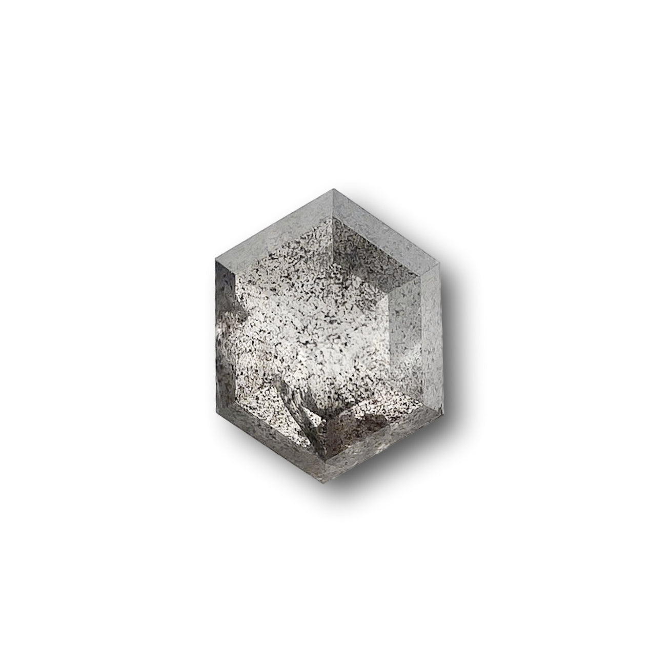 0.70ct | Rustic  Hexagon Shape Step Cut Diamond - Modern Rustic Diamond
