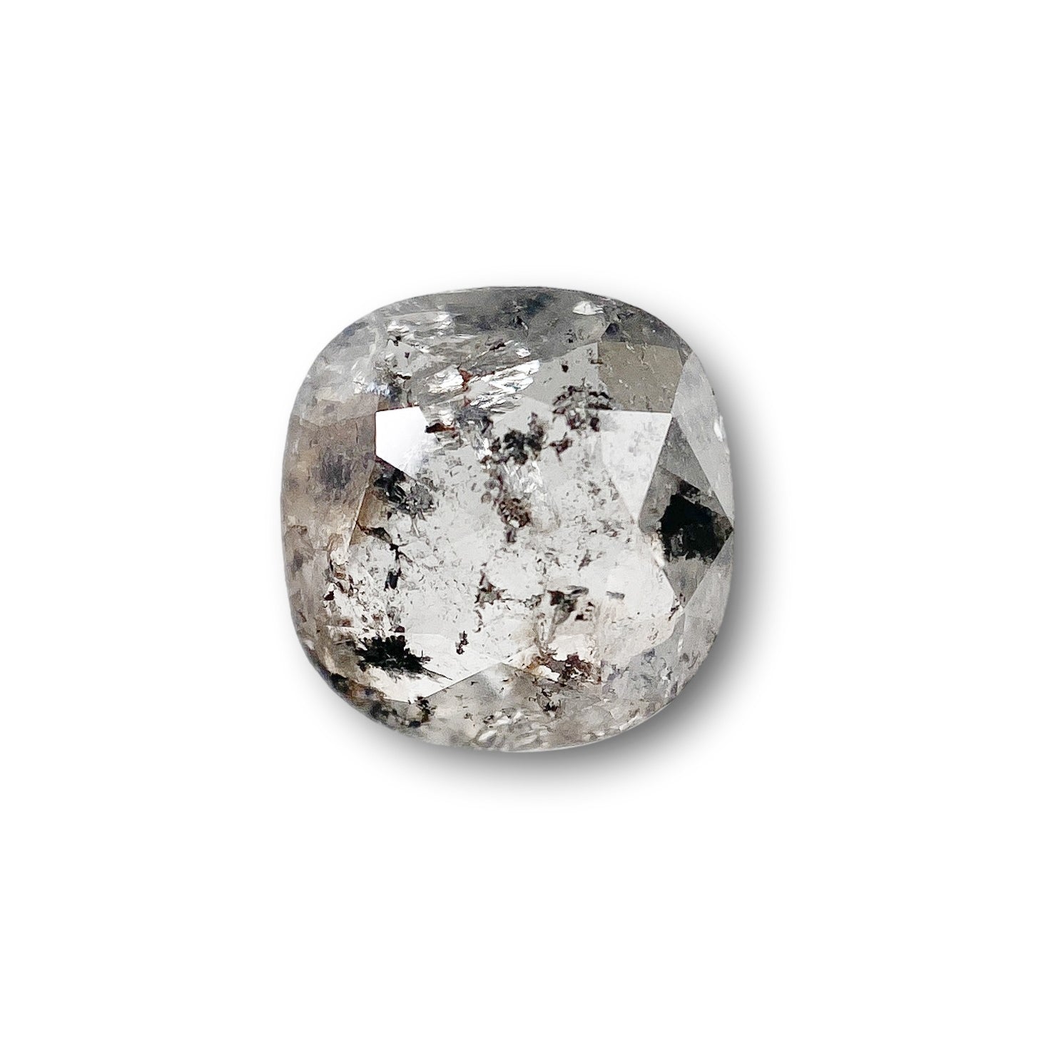 1.51ct | Rustic Cushion Shape Rose Cut Diamond - Modern Rustic Diamond