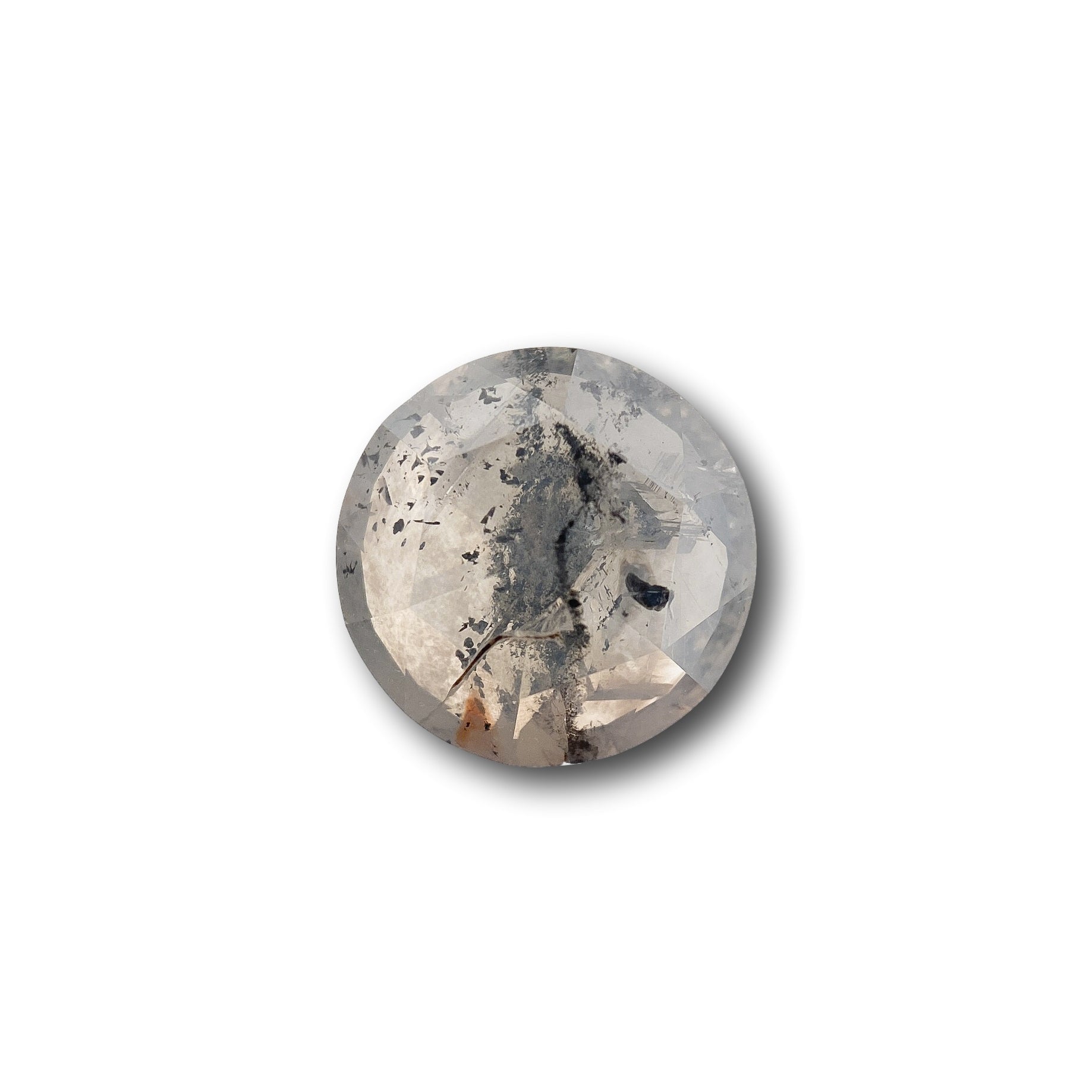 1.59ct | Rustic  Round Shape Rose Cut Diamond - Modern Rustic Diamond